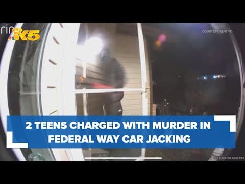 2 teens charged with murder in connection to Federal Way attempted carjacking