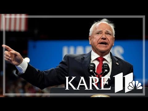 WATCH LIVE: Gov. Tim Walz post-election remarks