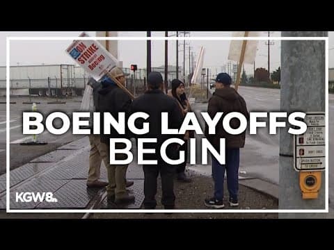 Mass layoffs underway at Boeing
