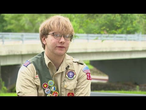 Eagle Scout candidate creates memorial for Hoosiers lost to COVID-19