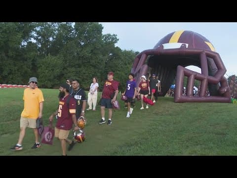 Fan Day at Commanders Training Camp