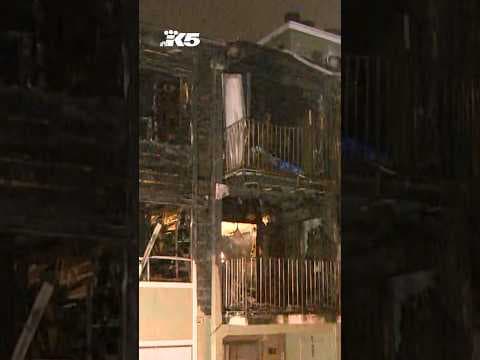 Six units damaged in Kent apartment fire