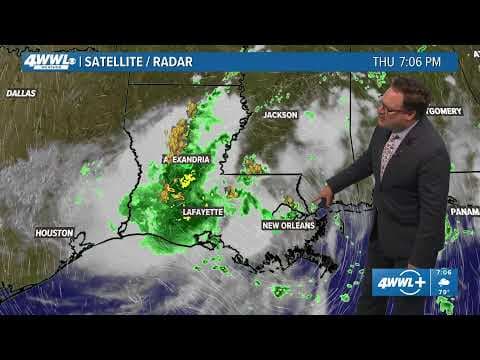 Thursday 7 PM Tropical Update: Passing tropical downpours through Friday