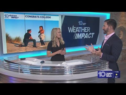 Meteorologist Colleen Campbell gets engaged!