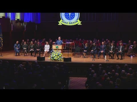 Mike Braun sworn in as Indiana's 52nd governor