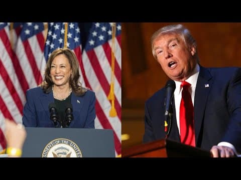 Former President Donald Trump, Vice President Kamala Harris hit the campaign trail