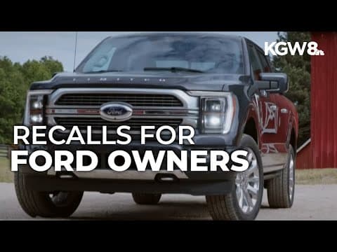 Ford recalling more than 850,000 vehicles