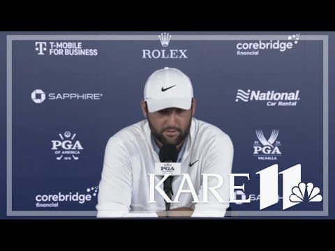 Top-ranked golfer Scottie Scheffler addresses his arrest before round 2 of the PGA Championship