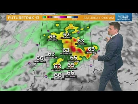 80s and wind today, then storms arrive tonight and Saturday for Indiana | Morning Update