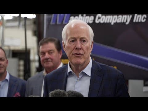 Sen. Cornyn pushes for Trump tax cuts in Dallas, defends Pentagon Chief Pete Hegseth