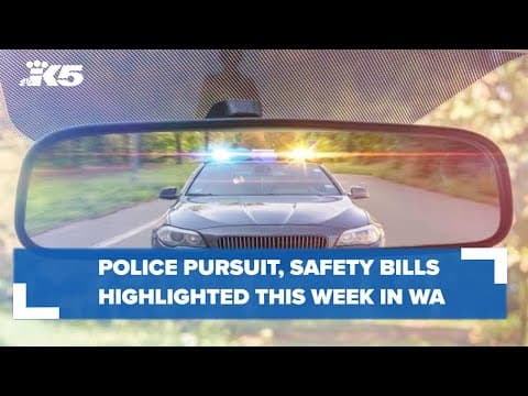 In Session: Police pursuit, safety bills highlighted this week