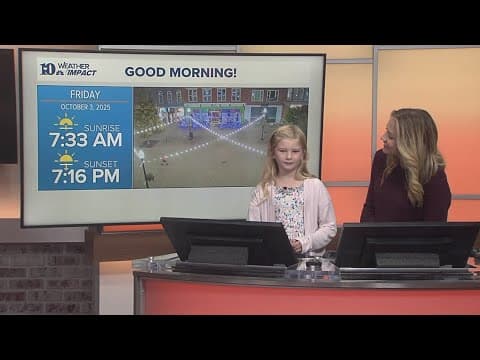 Meet our mini meteorologist, Elle!