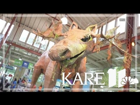 Team members from The Eco Experience stop by the KARE barn