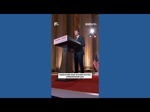 Conservative activist Charlie Kirk shot at event in Utah, spokesperson says