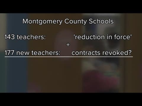 Montgomery Co. Public Schools to lose 300+ teachers due to budget
