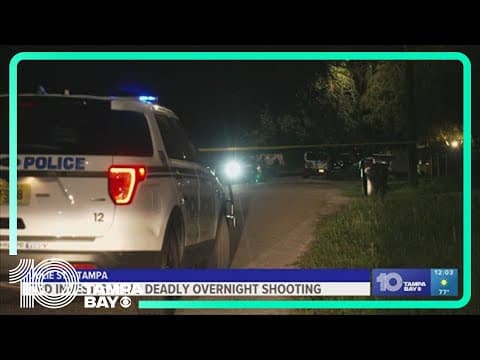 Man shot overnight in Tampa is dead, police investigate