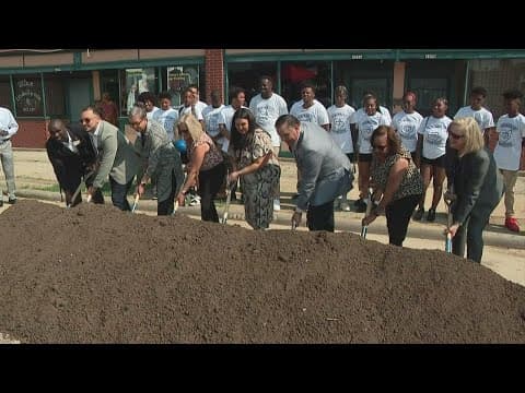 City, neighborhood leaders break ground to rebuild Hudson Street in Linden