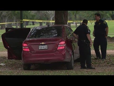 HPD: Woman with 4 kids in car crashed into zoo security guard before being shot several times