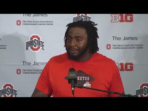 Donovan Jackson postgame interview | Ohio State-Wisconsin