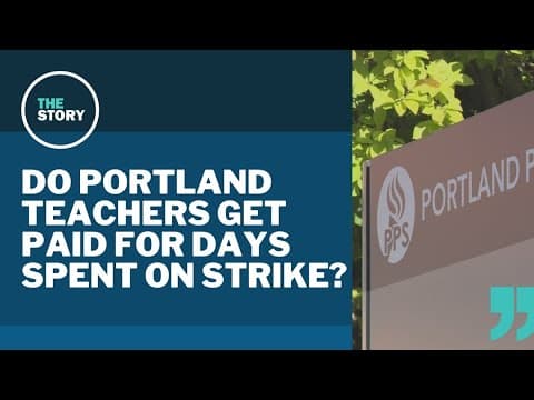 No, Portland Public Schools doesn't have to pay teachers for strike days