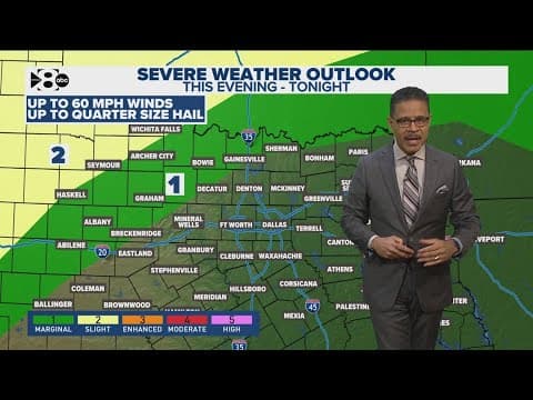DFW Weather: Temperatures warm up, more storms expected to move in