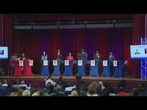 Candidates seeking Democratic nomination for seat held by late Sheila Jackson Lee speak at forum