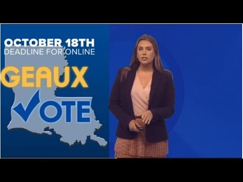 Time running out to register to vote in Louisiana congressional primary