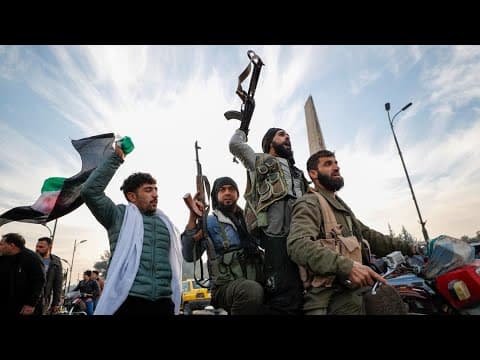 Jubilation and gunfire as Syrians celebrate the end of the Assad family's half-century rule