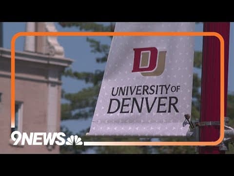 It's college move-in day at the University of Denver