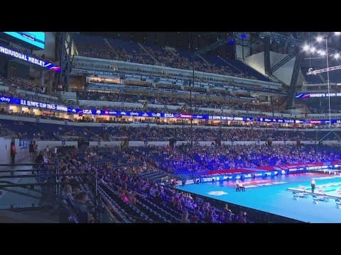 US Olympic Swim Trials breaks attendance record with 285,000 fans over 9 days at Lucas Oil Stadium