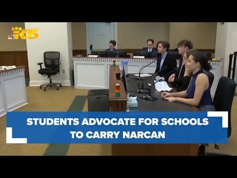 Kirkland students advocate for all Washington schools to carry Narcan with new bill