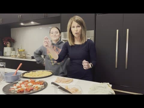 Cooking with Angela: Chicken and peppers, Jon Paul cookies