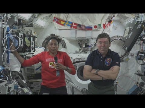 UMD Grad adjusts to life in space