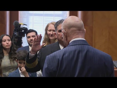 New fire chief and police chief sworn in at Houston City Council meeting