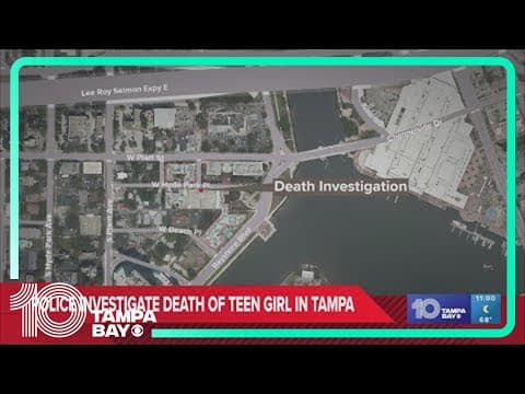 Tampa police investigating after teen girl found dead near road
