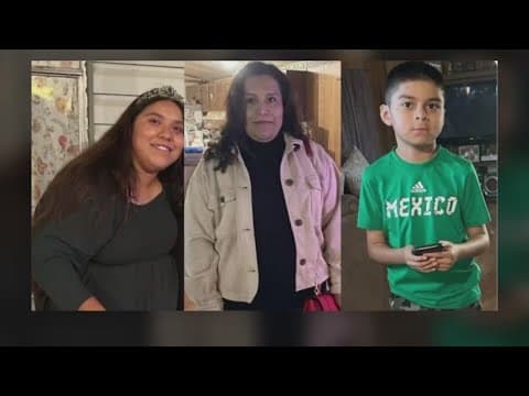 Mother and her two children were killed when an EF2 tornado hit Valley View, Texas