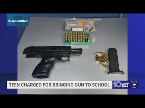 Hillsborough County deputies arrest 16-year-old student accused of bringing gun to high school