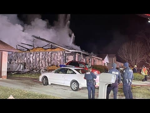 Woman safe after escaping house fire in northeast Columbus