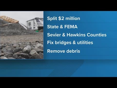 East Tennessee counties getting more money for Helene damages