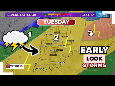 Severe weather expected Tuesday in central Indiana | Weather Impact