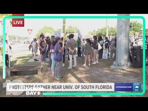 Protesters ask USF to divest in companies they believe are pro-Israel