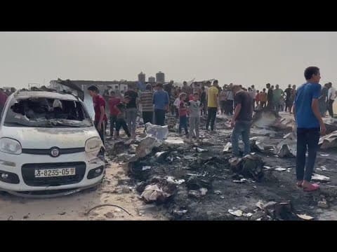 Rafah airstrike kills dozens of Palestinians and injuring hundreds more