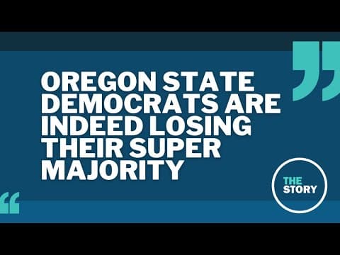 Supermajority slips away from Democrats in the Oregon legislature