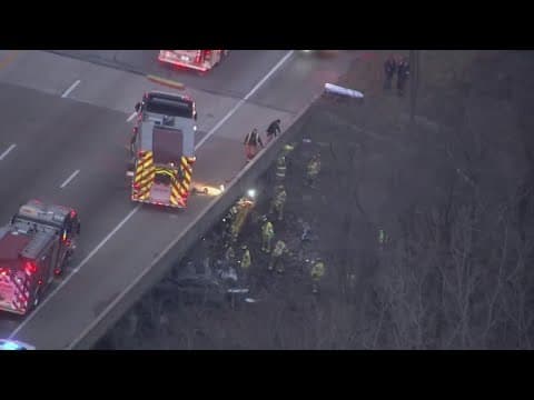 Indiana man trapped in crashed truck under highway for 6 days gets part of leg amputated after rescu
