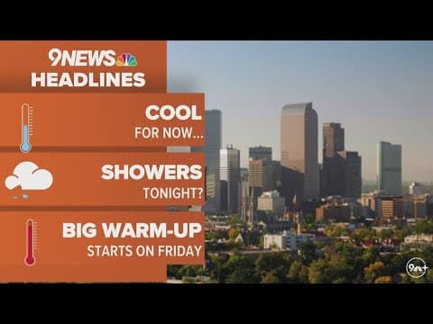 Extended forecast: Cool afternoon with a chance for scattered storms