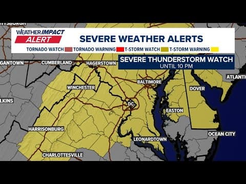 Live Radar: Tracking storms in the DC area