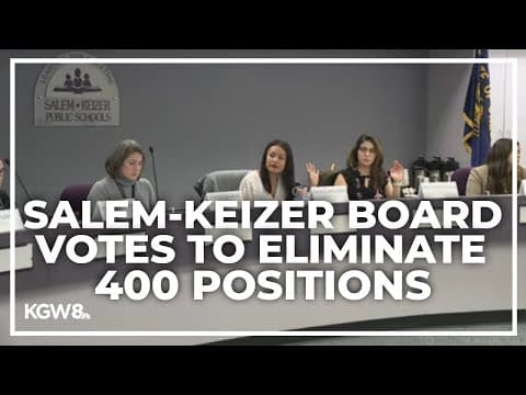Salem-Keizer School Board approves budget cut for upcoming school year