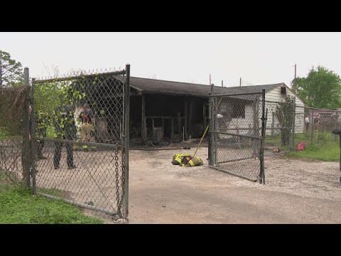 HFD: Man taken to hospital after house fire in northeast Houston