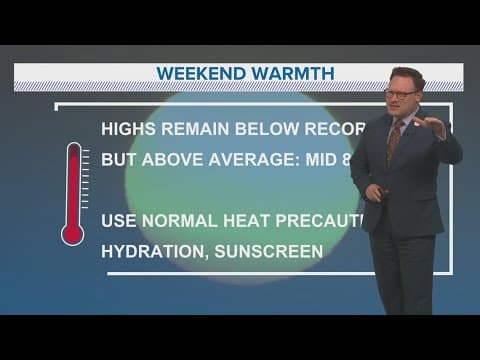 New Orleans Weather: Warm and dry for Taylor Swift weekend, heat precautions