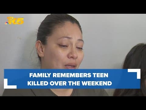 Family remembers Renton teen who was shot and killed over the weekend